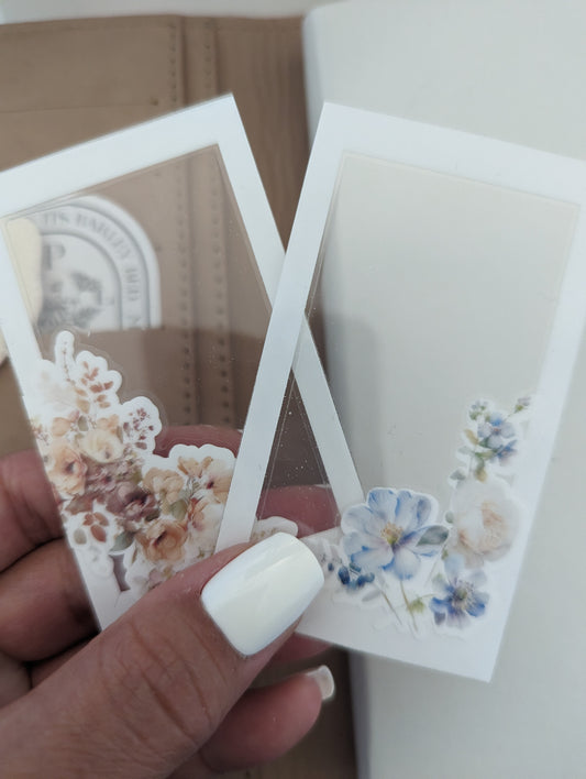 Floral Polaroid Journal Cards