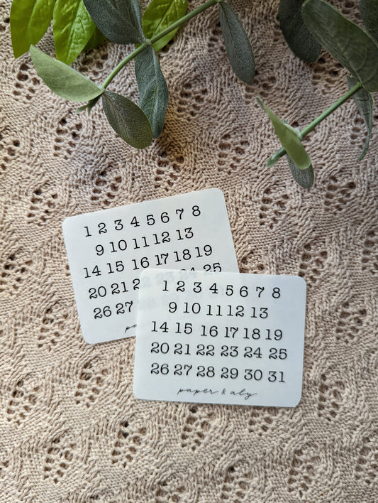 Date Stickers