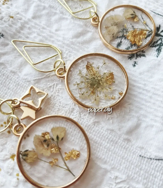 Floral Resin Charms
